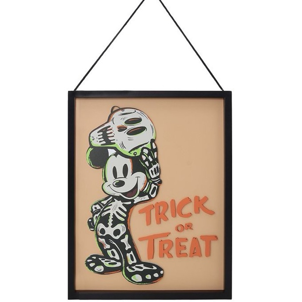 NWT Disney's Mickey Mouse Halloween Trick Or Treat Wall Decor - Picture 2 of 10